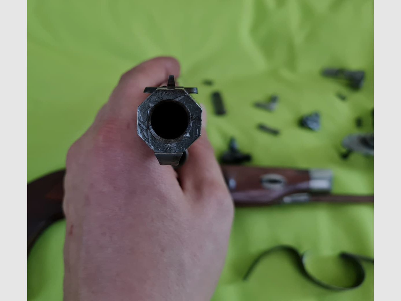 Zestaw części Pedersoli pistolet kapiszonowy z lufą kal. 45