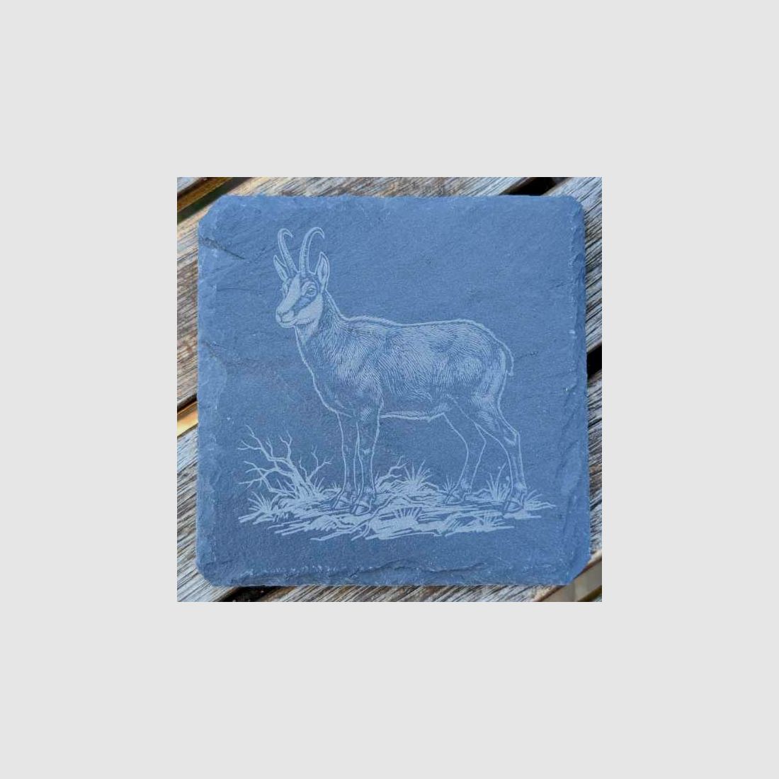 Hunting-themed slate coasters for hunters