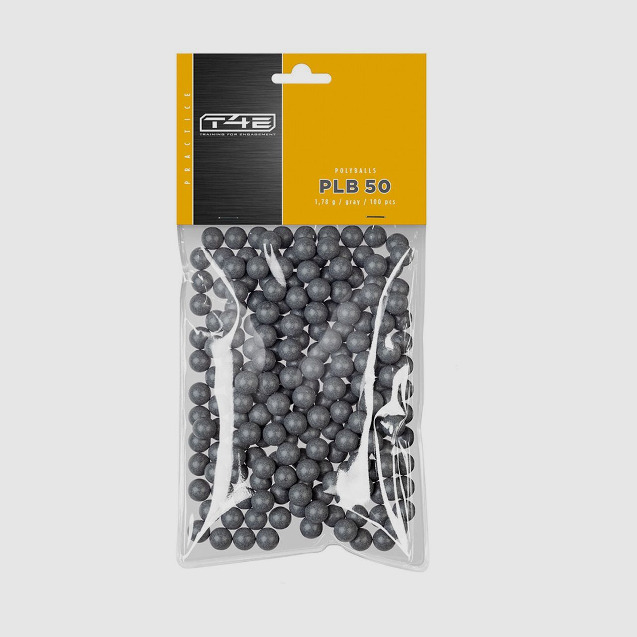 T4E Practice PLB plastic balls 100 shots caliber .50