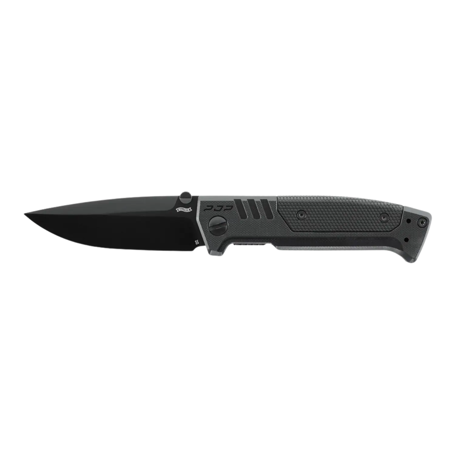 Walther PDP Folder couteau à ouverture d’une main noir avec lame spear point