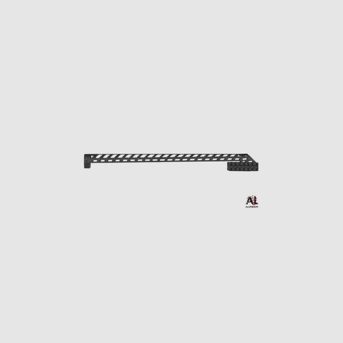 Ventilatiegrille voor Mossberg 500 en Maverick 88 pompgeweer Picatinny rails, luxe model met vizier, afbeelding 3 van 3