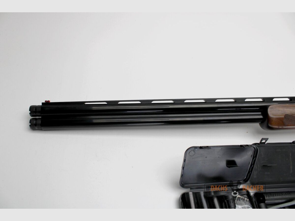 BDF Webley & Scott 900XS Competition Kal. 12/76 mit Extended Choke Stahlschrot verstellbarer Schaftrücken Trap Trapflinte