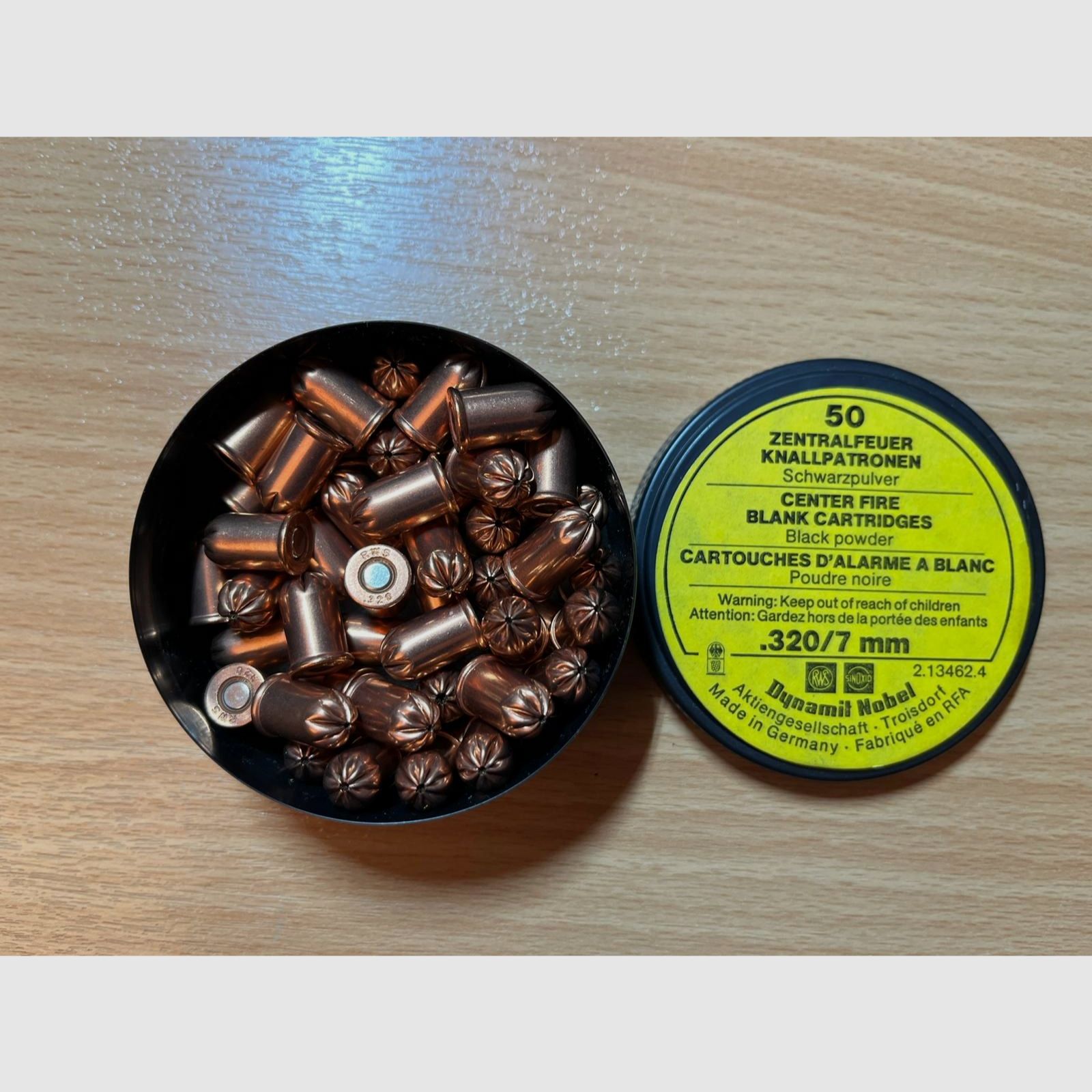 .320 kurz / 7mm Platzpatronen RWS -Sammler