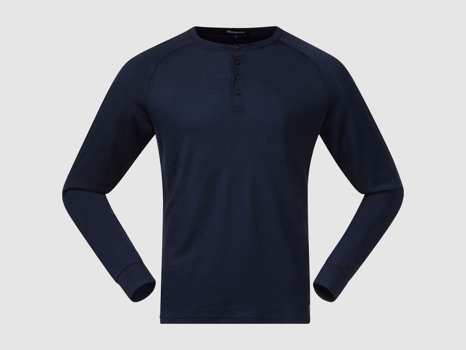 Bergans Lysebu Wool Henley Herren Marineblau XL