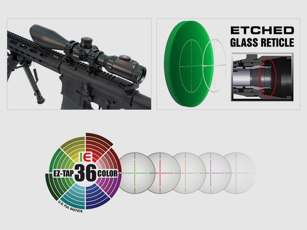 Zielfernrohr UTG Accushot 3-12x44 AO, Mil Dot Absehen beleuchtet, 30 mm Tubus, Montage fĂĽr 11 mm Prismen- und 22 mm Weaverschiene