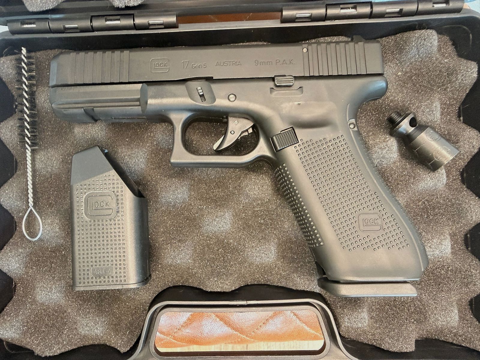 Glock 17 Gen5 P.A.K. 9mm geblackt