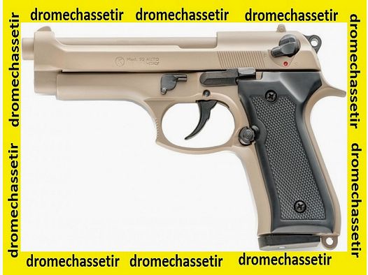 pistolet Kimar 92 a blanc, cal 9mm, Tan