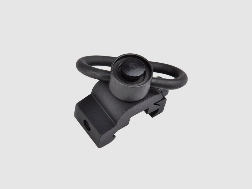METAL QD SLING SWIVEL WITH 20mm RAILS MOUNT Black, Bild 1 von 5