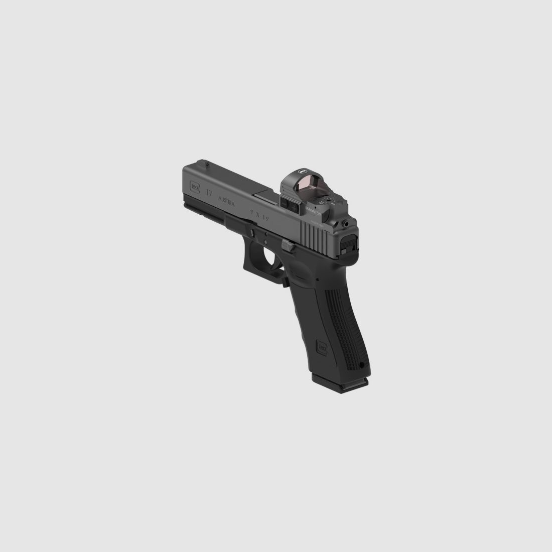 MAK MAKnetic CS hohe Ausführung für Glock 17,19 inklusive MAKDot SH, Bild 1 von 3
