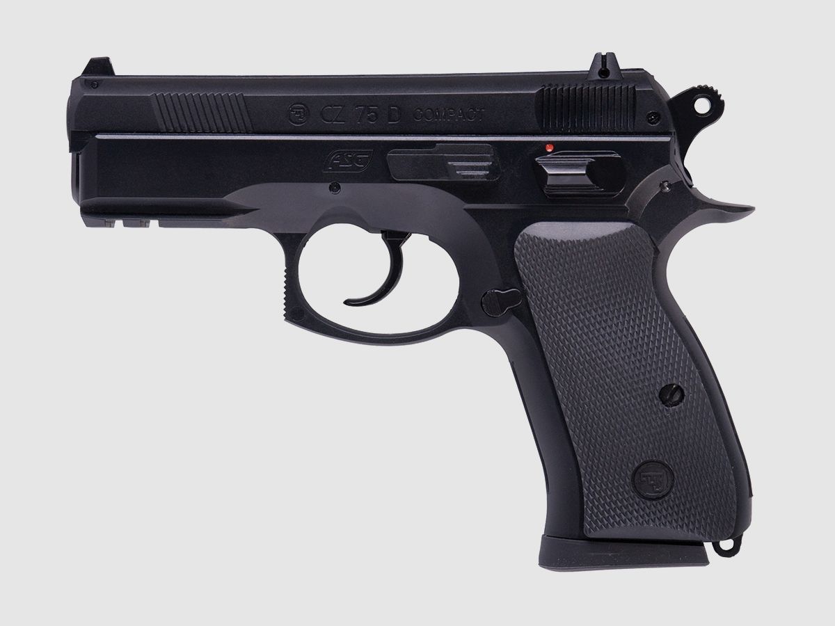 CZ 75D Compact Zwart 6mm - Airsoft Co2 Non BlowBack