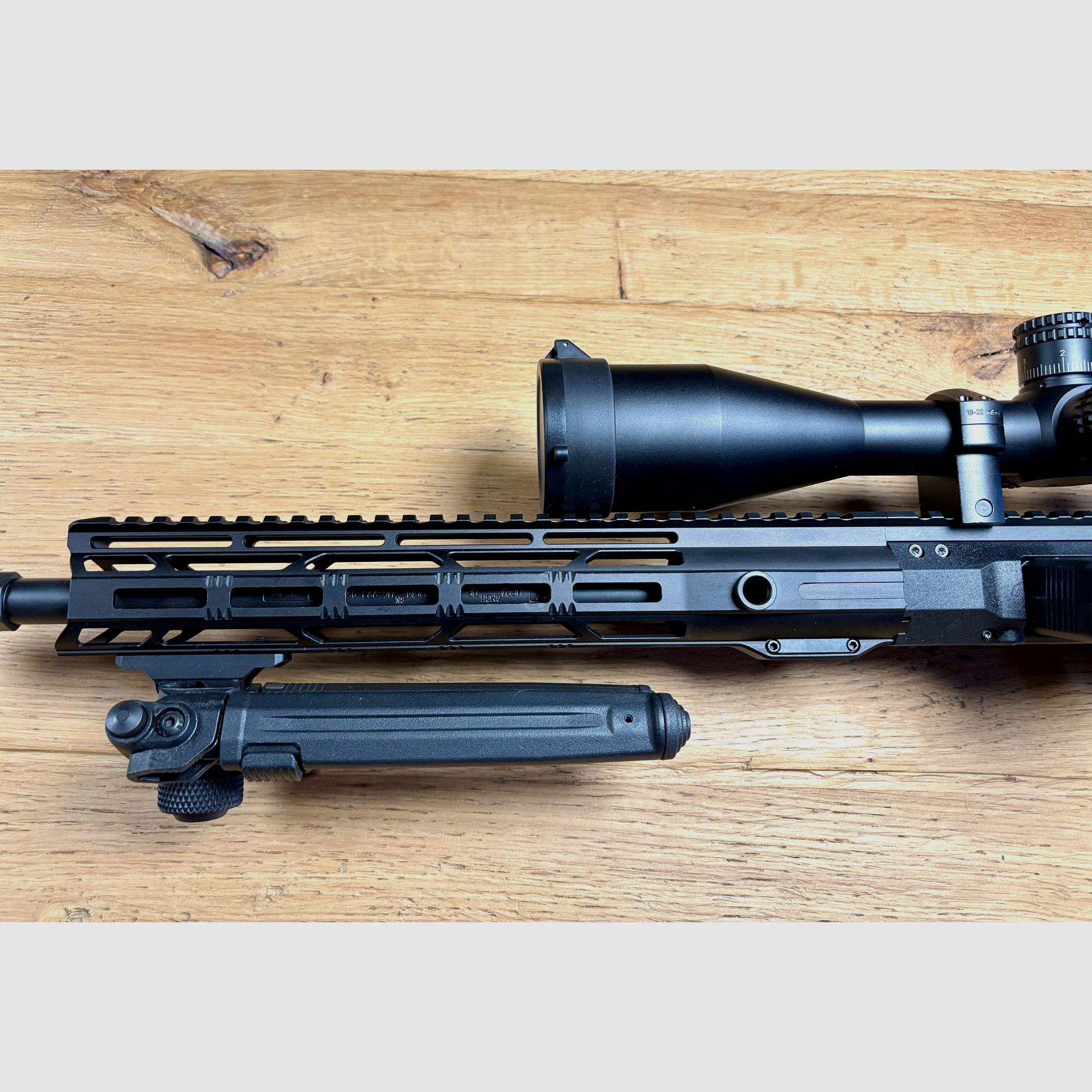 Repetierbüchse HERA H6K Kal. .223Rem mit Recknagel abzug und Klappschaft in Set mir swivel Zweibein, ZF  Orion Pro Max 6-24x50 MIL HD FFP und  Parforce Waffentasche , Bild 6 von 11