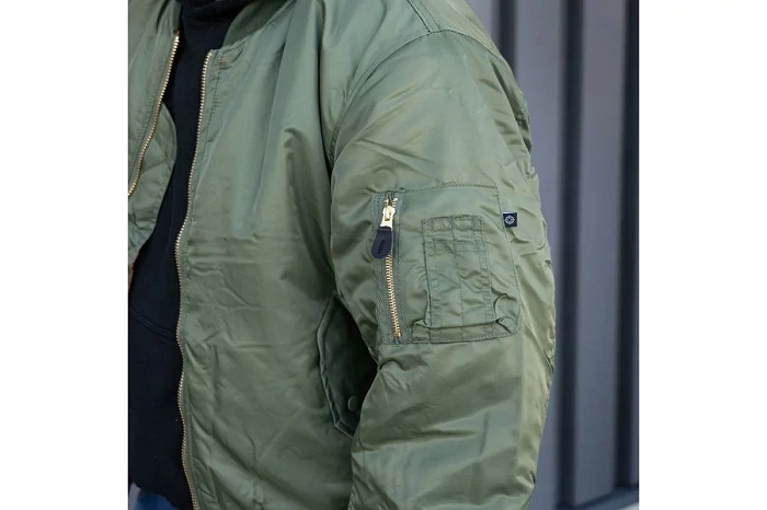 Kurtka MA-1 Bomber Jack - Fostex zielona, zdjęcie 13 z 14