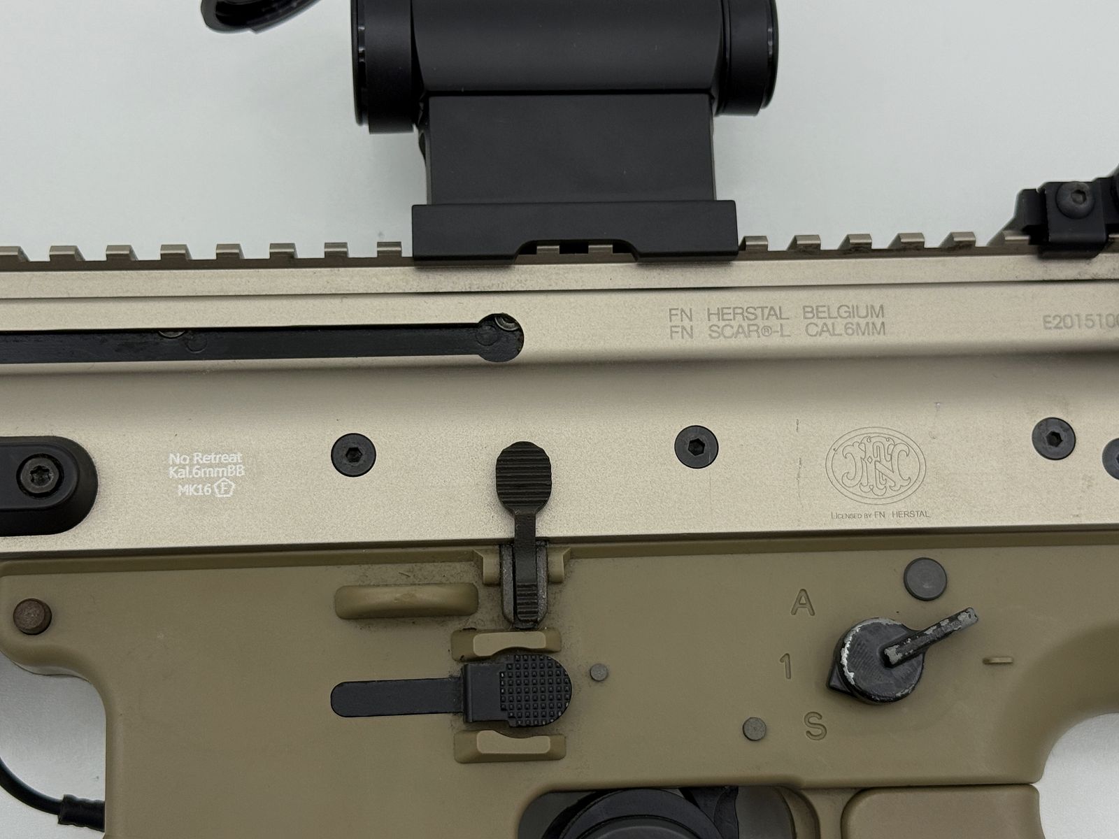 WE / Cybergun SCAR-L GBB Airsoft-Rifle – Gas-Blow-Back – usato – con accessori