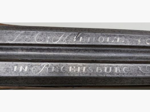 F.C. Nabholt in Regensburg double-barreled percussion pistol