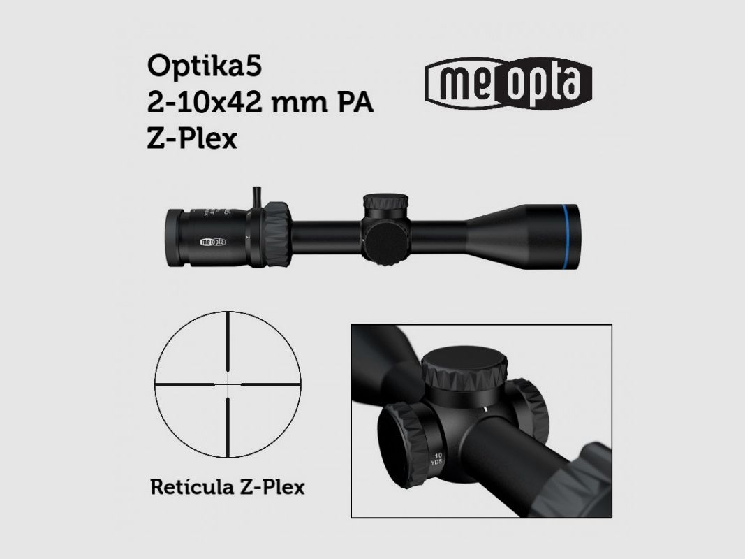 Zielfernrohr Meopta MeoPro Optika5 2-10x42 PA - Z-Plex, Bild 2 von 3