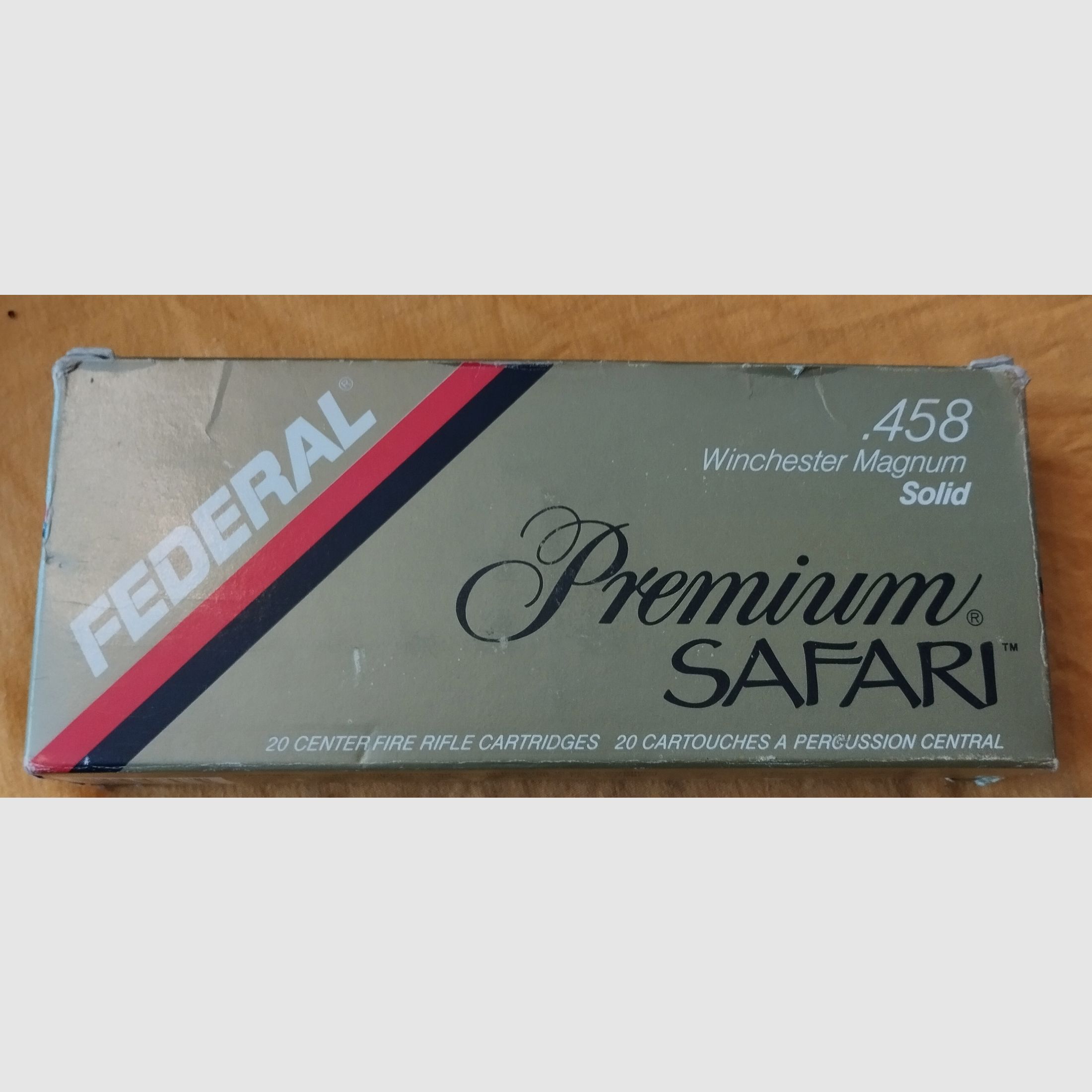 Federal Premium Safari Solid .458 Win. Mag. 500GR