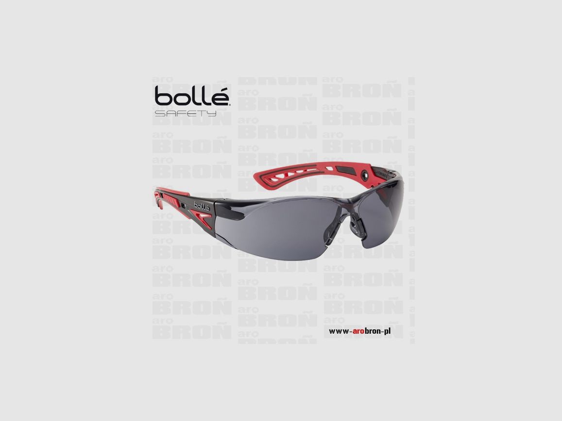 Okulary ochronne Bolle Safety RUSH+ Smoke RUSHPPSF - przyciemniane, norma: EN166/ EN172, zdjęcie 1 z 2