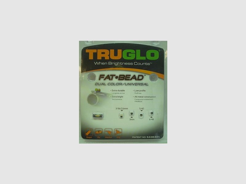 Truglo FatBead univ.2-fbg. - inkl.4 verschiedene Gewinde