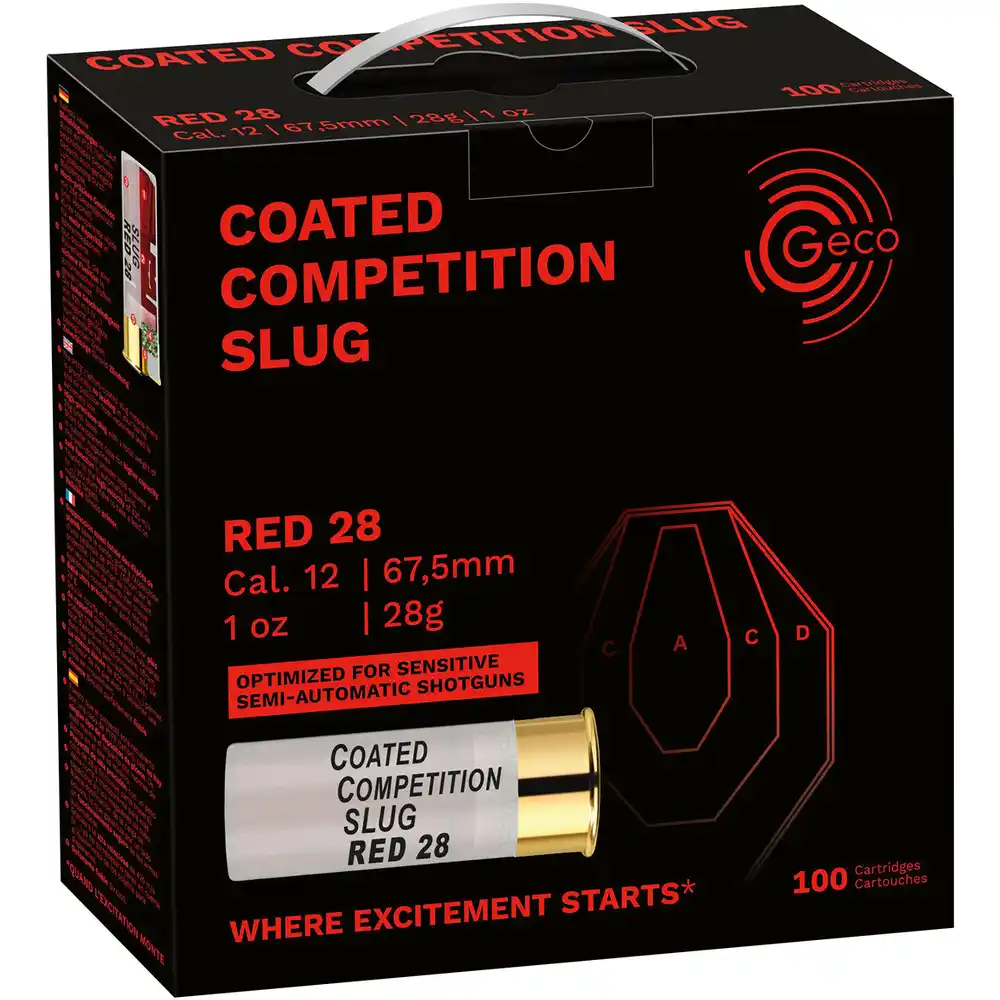 GECO – Coated Competition Slug Red 28 12/67,5 / 25Stk., Bild 2 von 2