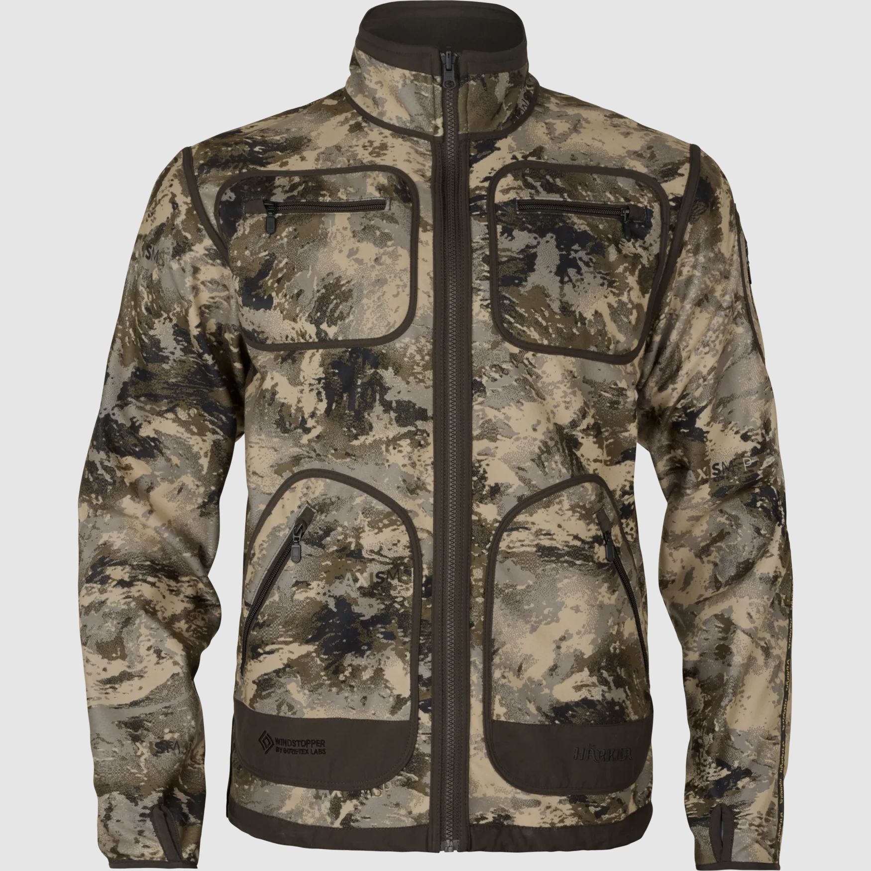 Härkila Kamko Mountain WSP Reversible Fleecejacket Herr AXIS MSP®Mountain/Shadow brown XXL