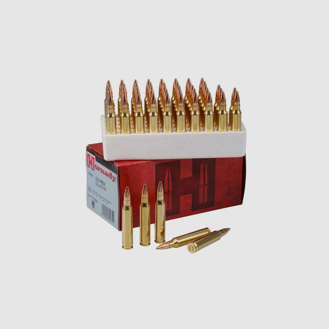 Hornady Match .223 Rem. 52GR BTHP Match 50 cartucce