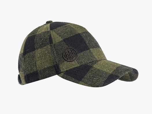 Beretta Cap Lodge Checkered Green Moss Check