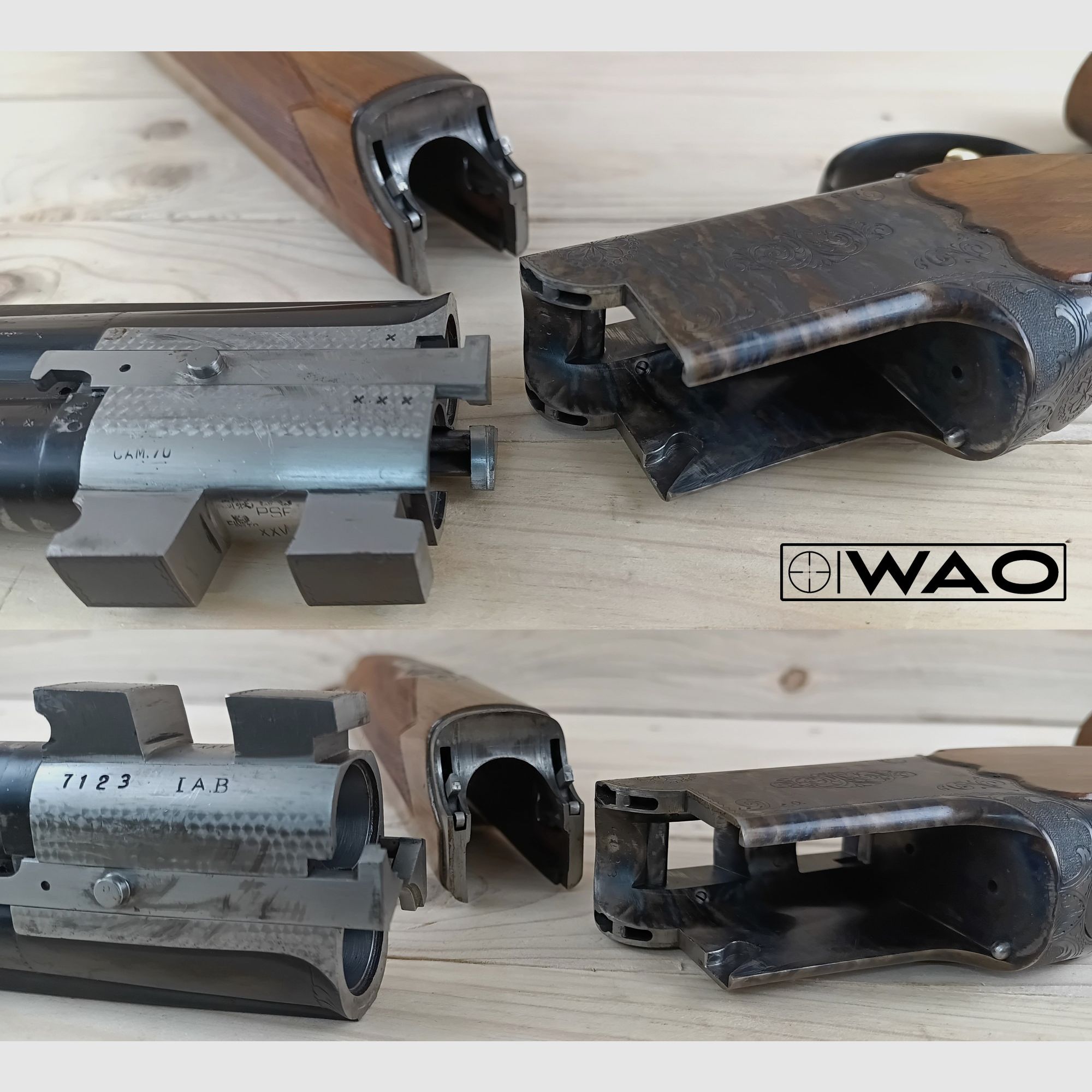 Bockdoppelflinte I.A.B. / Hege Olympic Trap, Kal. 12/70 *hochwertig*