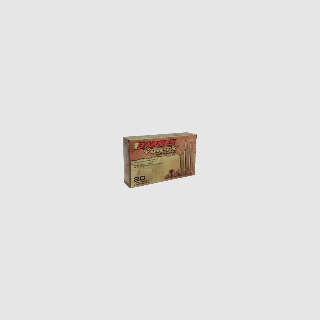 Barnes VOR-TX 6,5mm Creedmoor 120GR Tipped TSX Boat Tail 20 Patronen