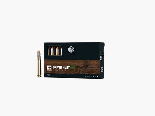 20 Patronen RWS Kal. 9,3x62 250gr Short Rifle Driven Hunt