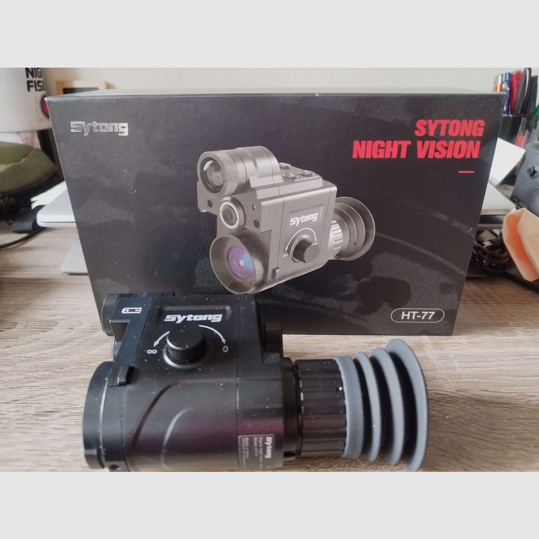 Noktowizor Sytong HT-77 (16mm) zestaw, w tym adapter, zdjęcie 1 z 5