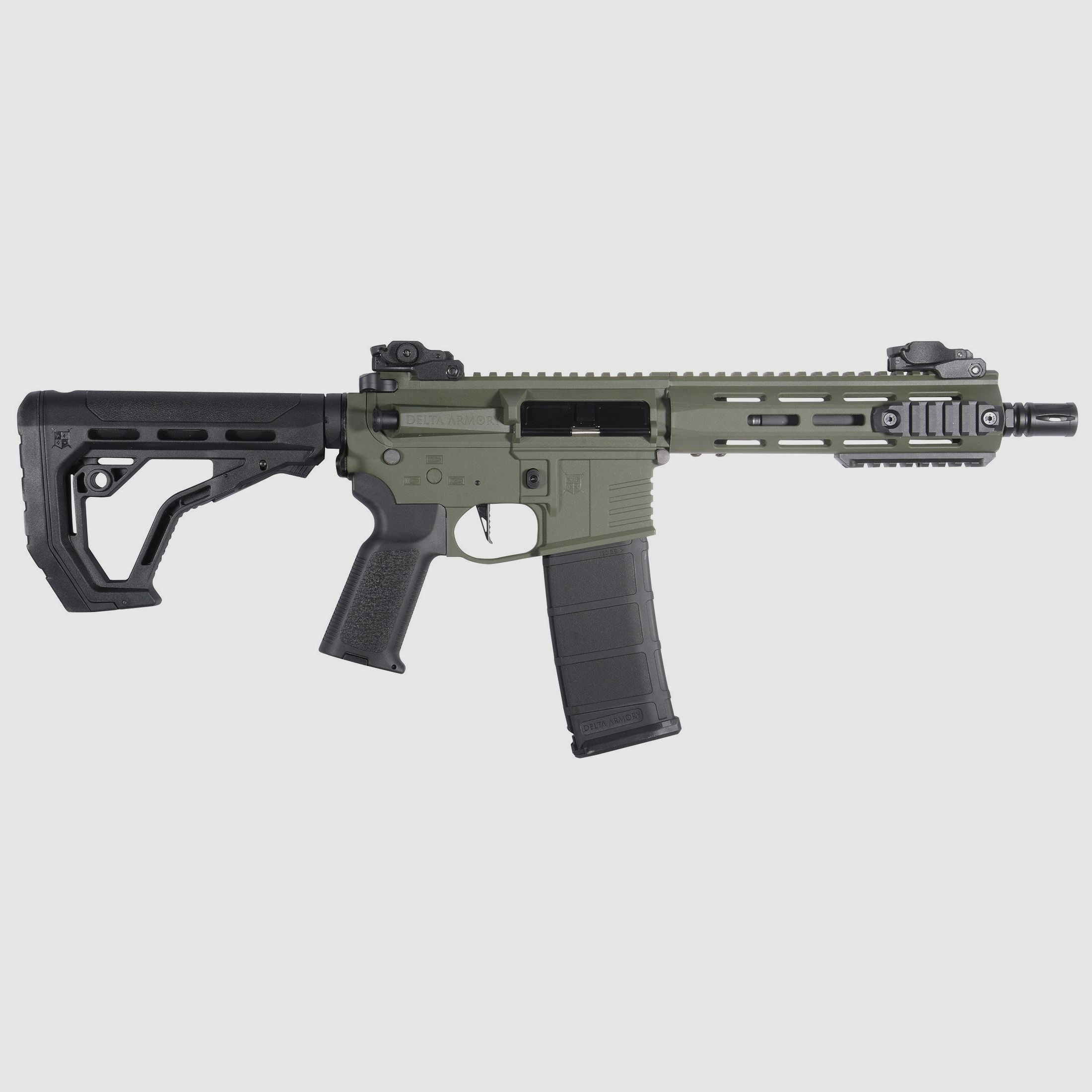 M4 AR15 M-LOK 8 Zoll CHARLIE EAGLE ETU Oliv S-AEG Airsoft Gewehr Frei ab 18 Jahren | Delta Armory