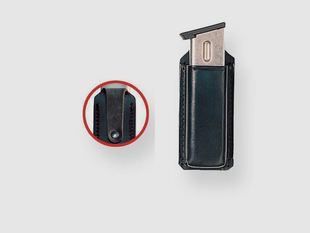 Magazinhalter SINGLE BOX "Loop" Glock 20/21 / USP 45 ACP ( 26 x 36 mm )-Braun
