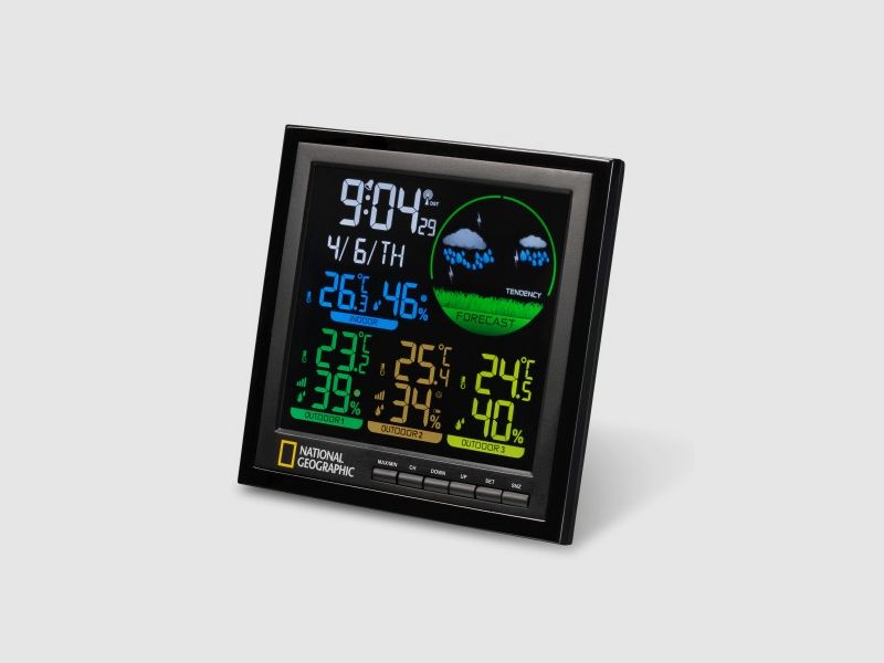 Wetterstation NATIONAL GEOGRAPHIC VA Farb-LCD inkl. 3 Sensoren, Bild 12 von 17