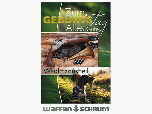Fritzmann Geburtstags Karte Jagd