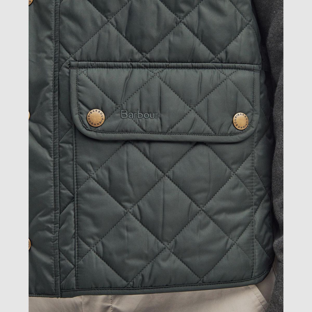 BARBOUR New Lowerdale Weste Olive Sage