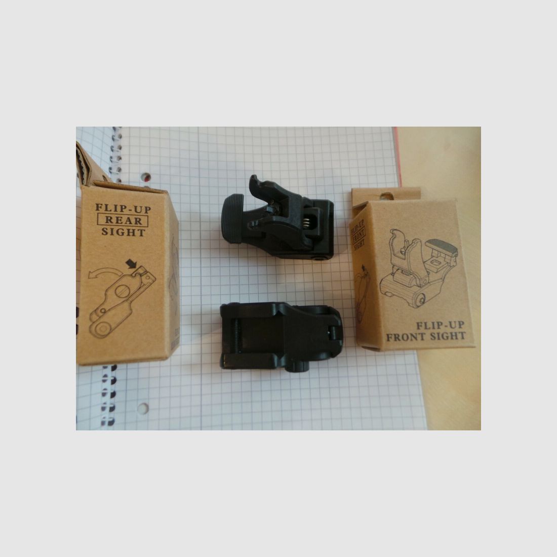 013490, ANSCHÜTZ, MSR RX22 Visierung FLIP UP REAR SIGHT, NEU