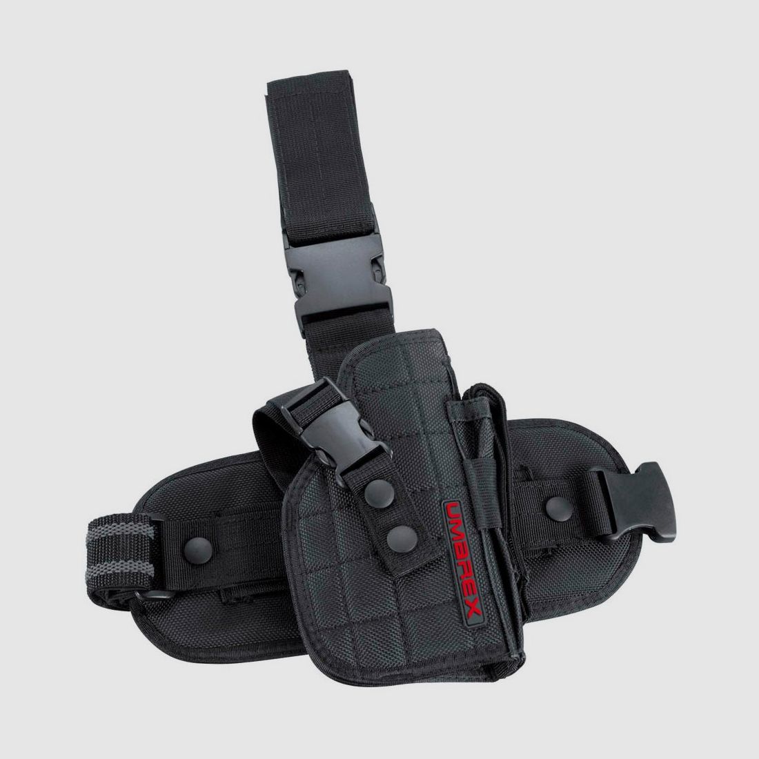 Umarex Beinholster Nylon Typ A, für große Pistolen, mit Magazintasche
