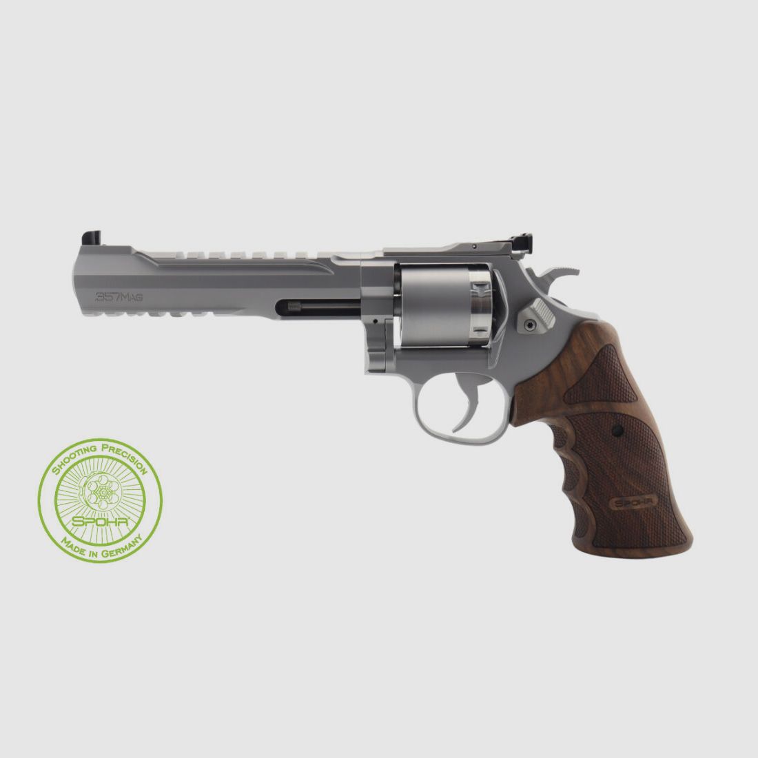 SPOHR Tactical Division Stainless 6 Inch Revolver Made in Germany 6"