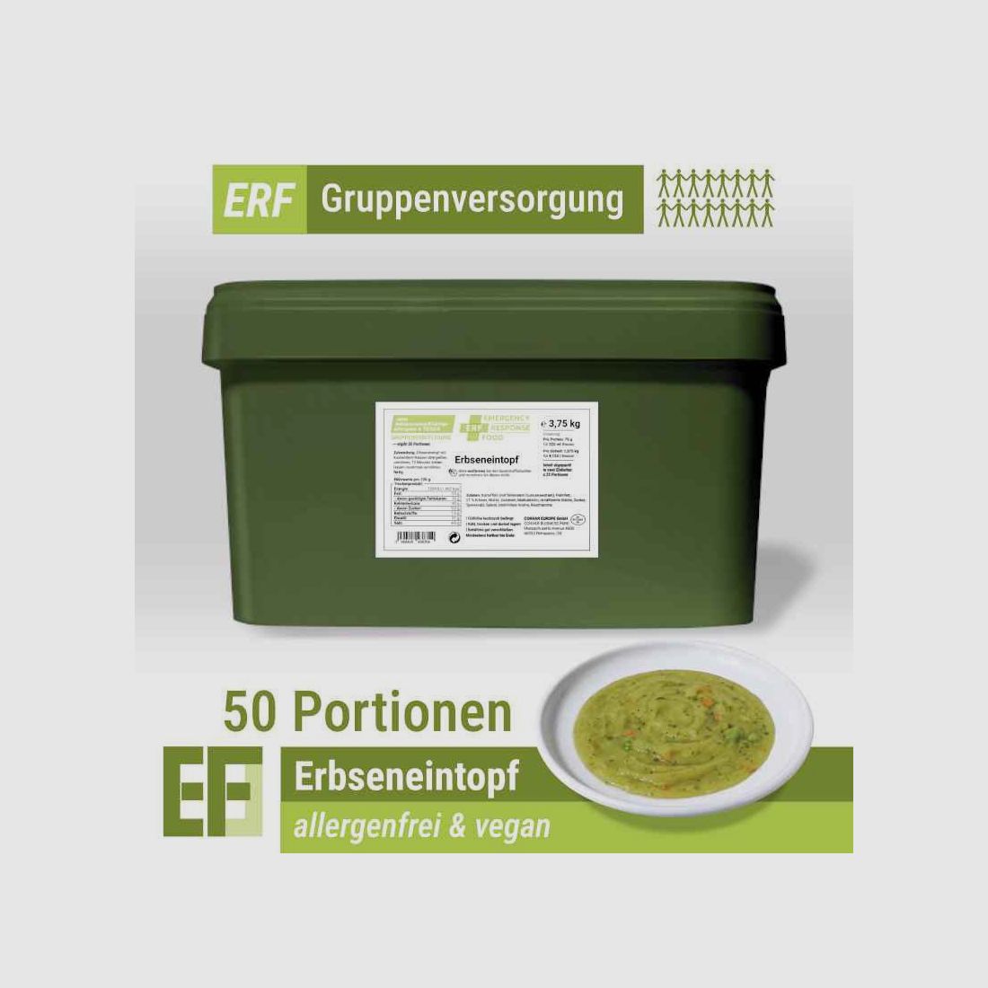 EF Emergency Food ERF One-Pots 2 x 25 Portions, image 1 of 5
