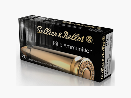 7.62x39 S&B FMJ 123gr VE20