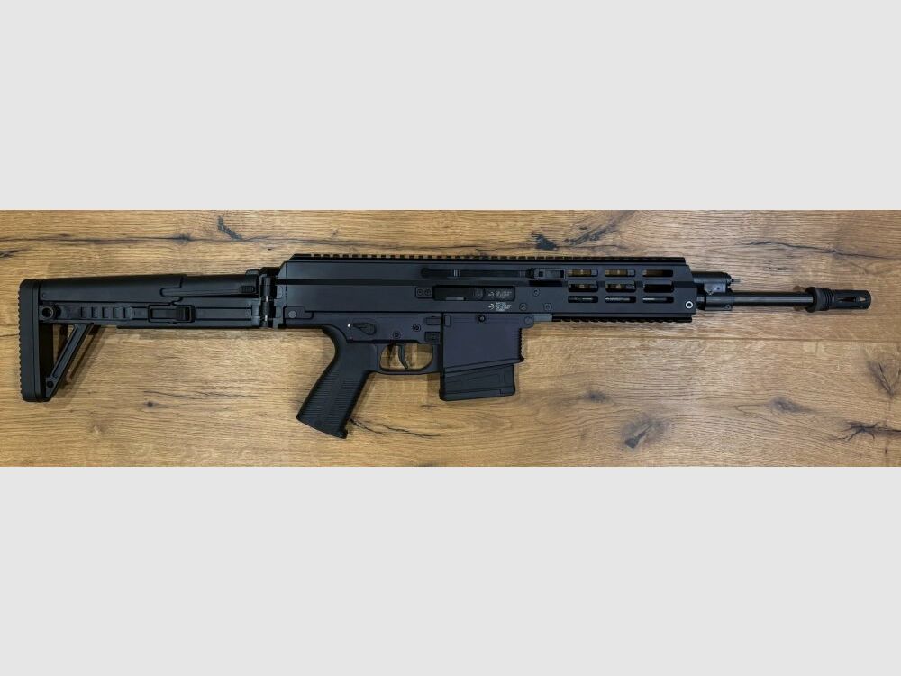 Brügger & Thomet APC308 PRO Carbine mit optionalem RBS QDM Schalldämpfer
