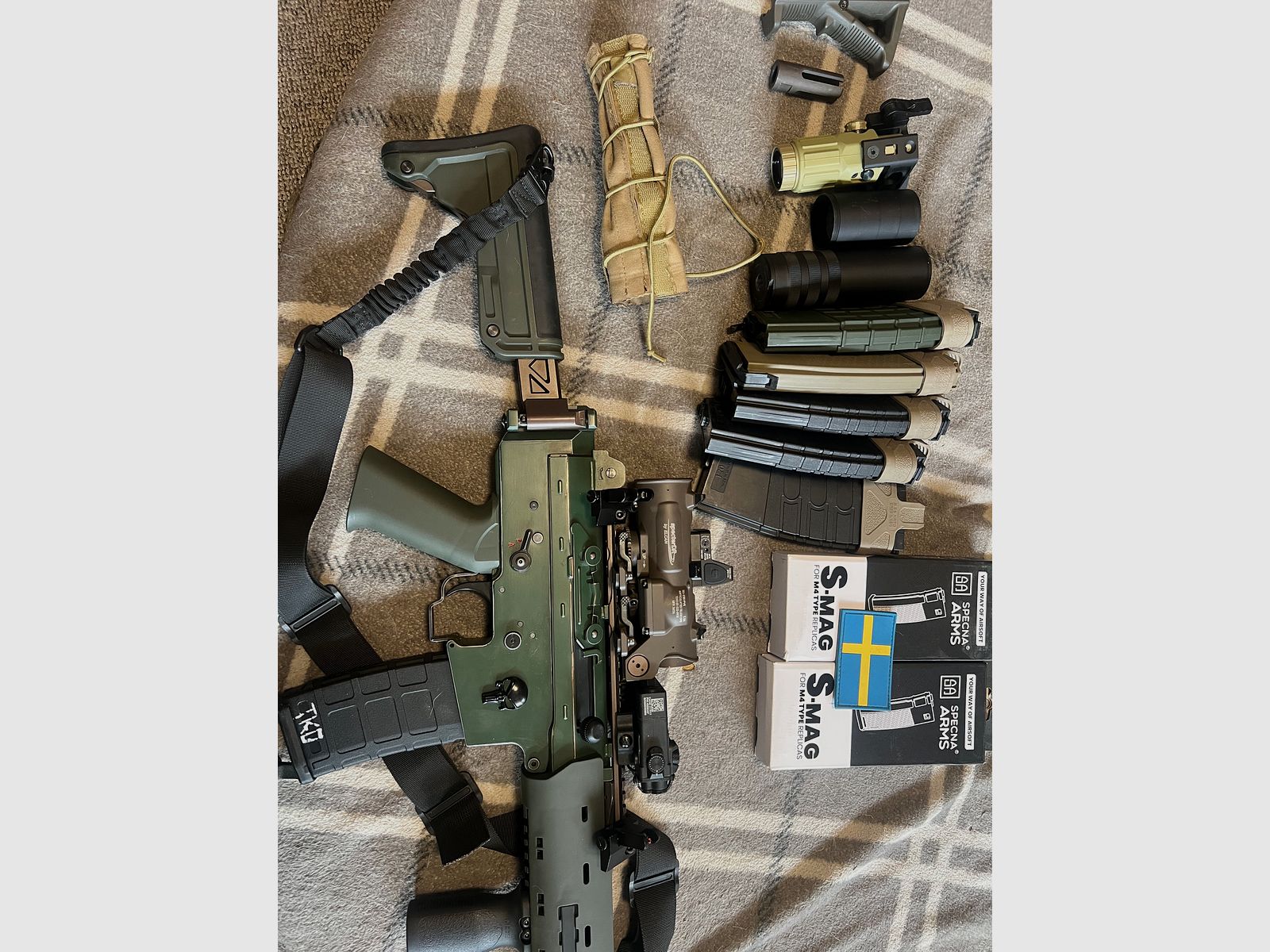 Rarity G&G GK5C (AK5C) with accessories