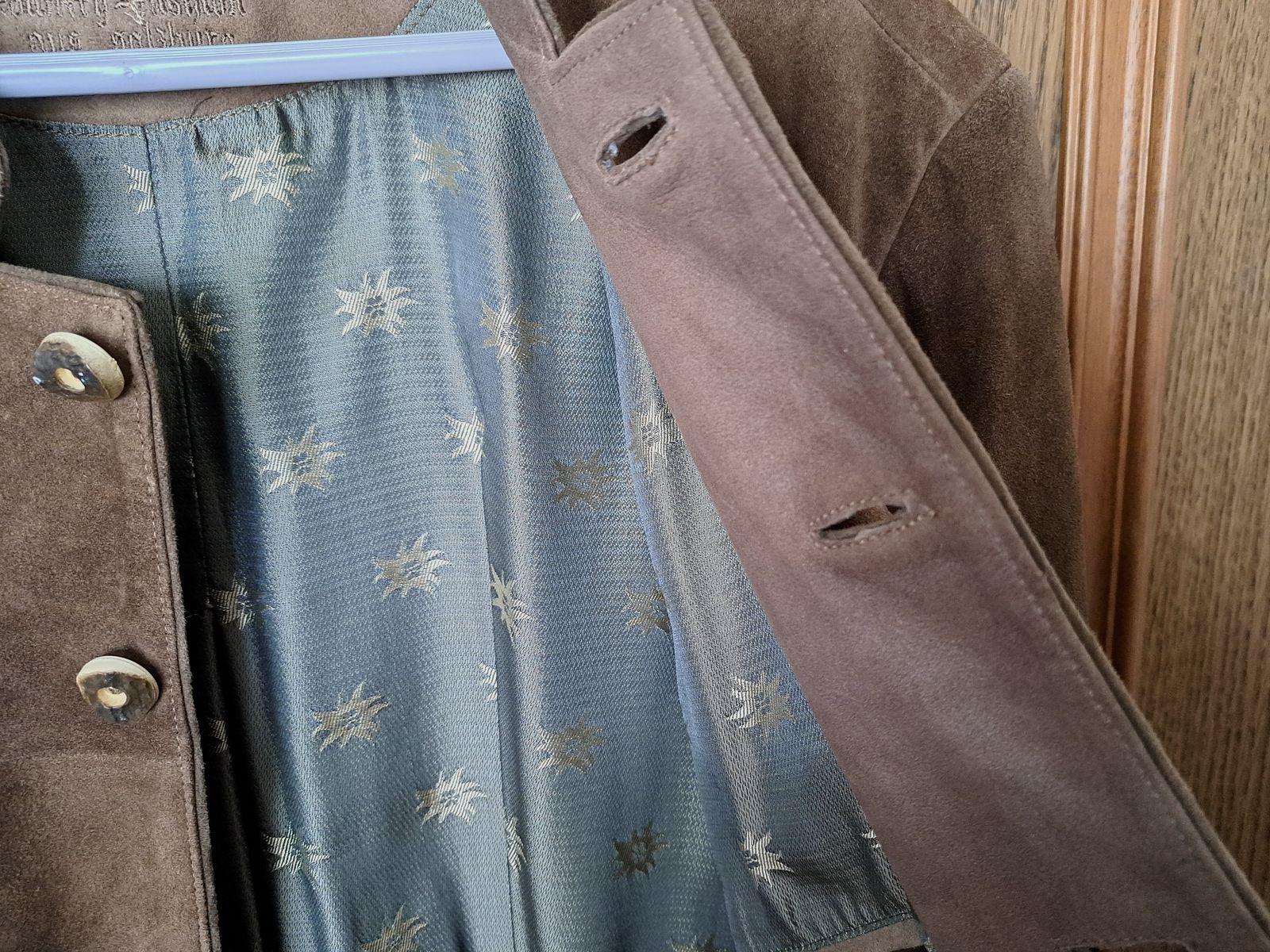 Veste traditionnelle de h. moser (cuir véritable) taille 56