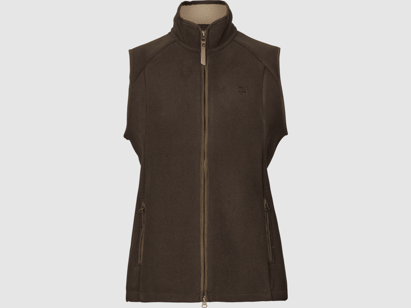 Härkila Sandhem Sherpa Fleece Vest Dames Demitasse bruin L