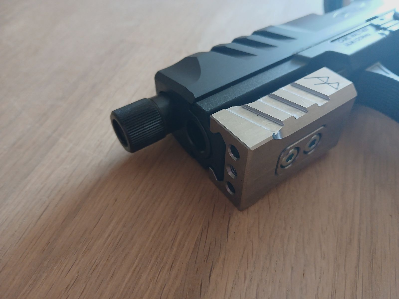 Weight for short firearms. Custom.