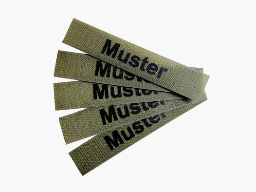 ASMC Namensbänder 5er Set Oliv