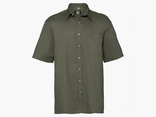 Uxdeya Hemd 1/2 Arm Comfort Fit Herren (Trachtengrün)