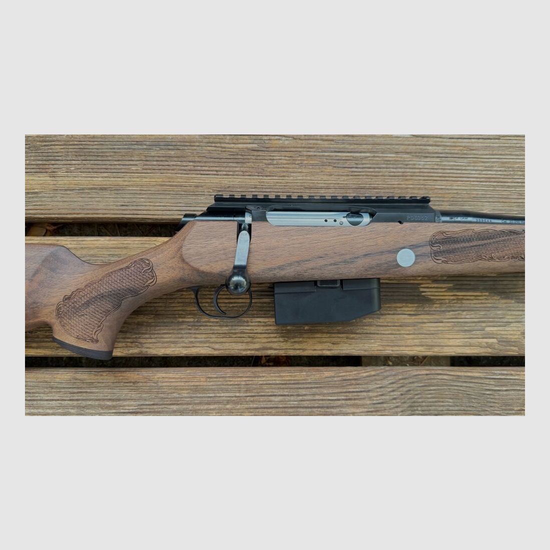 Voere Kufstein LBW Hunter Professional met SD terugstootdemper .22-250Rem, afbeelding 2 van 4