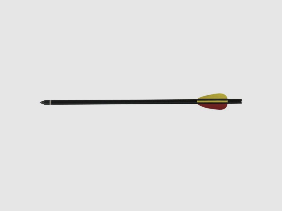 MK Armbrustbolzen schwarz 16" aus Aluminium 6 Stk., Bild 1 von 2