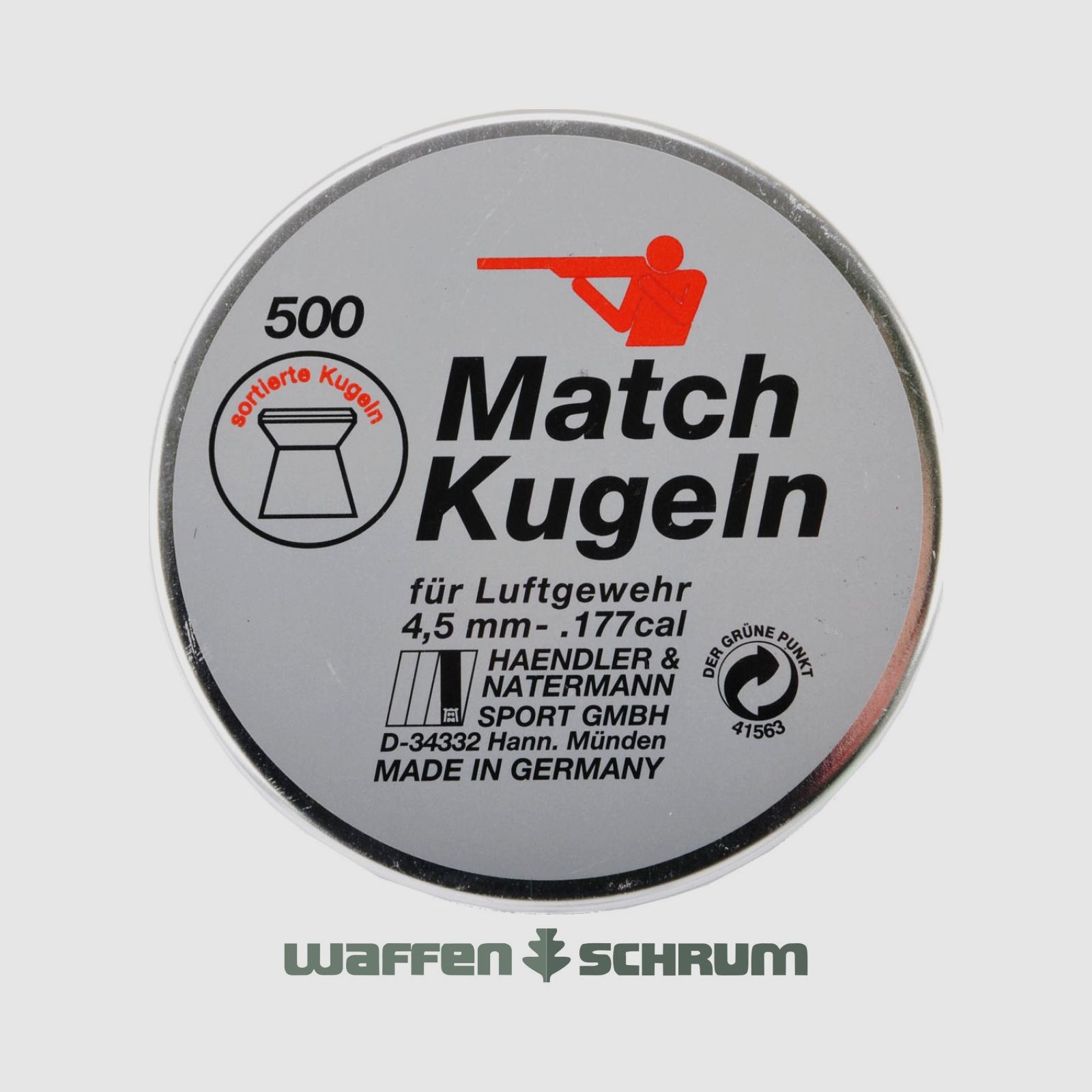 Haendler & Natermann Diabolo Match 4,50mm glatt
